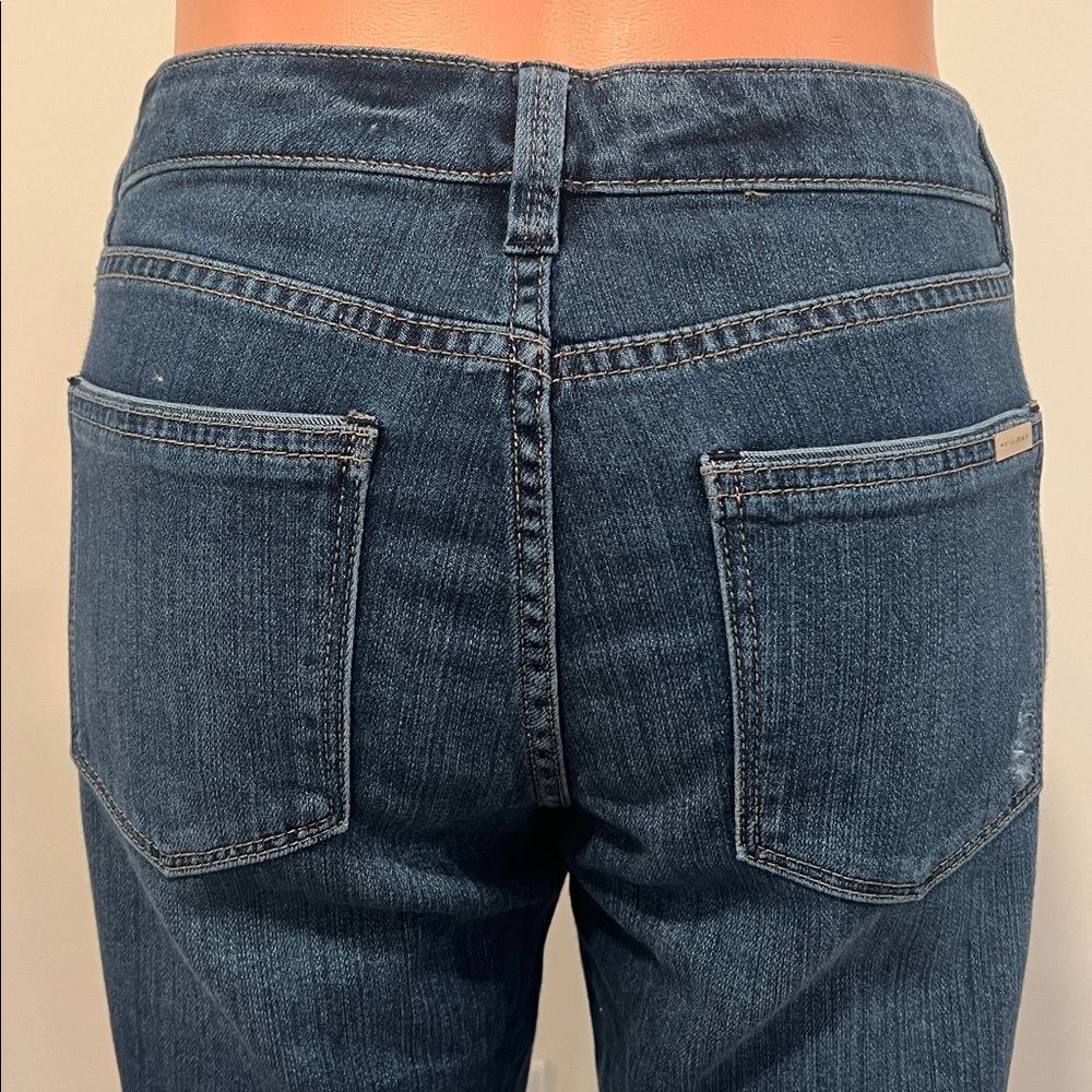 White House Black Market The Girlfriend Distressed Jeans Size 4 - Picture 7 of 12